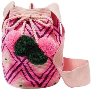 Sophie Anderson Lila Pompom Bucket Bag